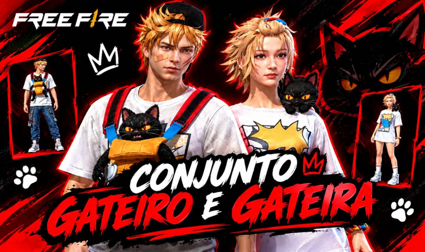 CONJUNTO GATEIROS (VEM AS DUAS SKIN)