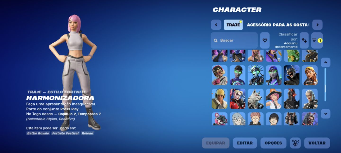 Conta fortnite 147skins