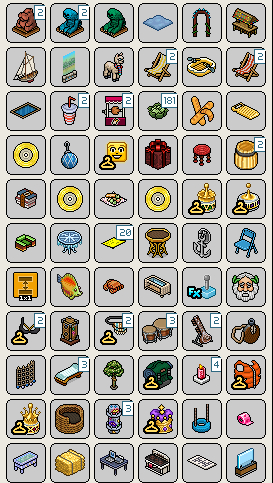Conta habbo 2010 com 1.8k moedas, com coroa nobre
