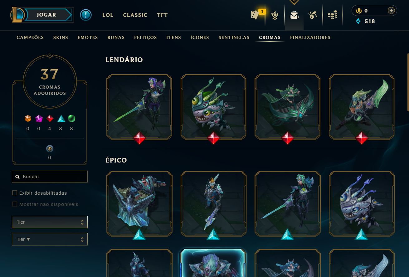 [ACESSO IMEDIATO] Esmeralda IV 79 Skins 165 Campeões MMR Buffado