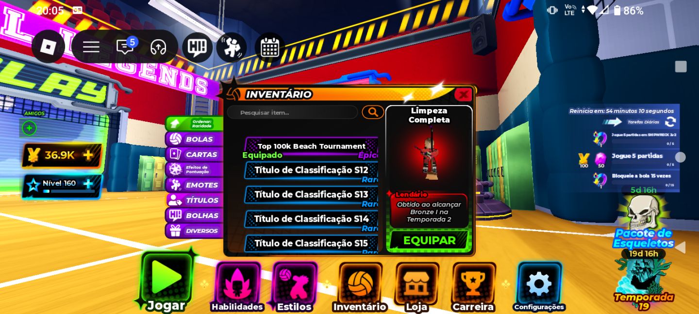 [Promoção] Conta de volleyball legends + extra de blue lock rivals + blox fruit