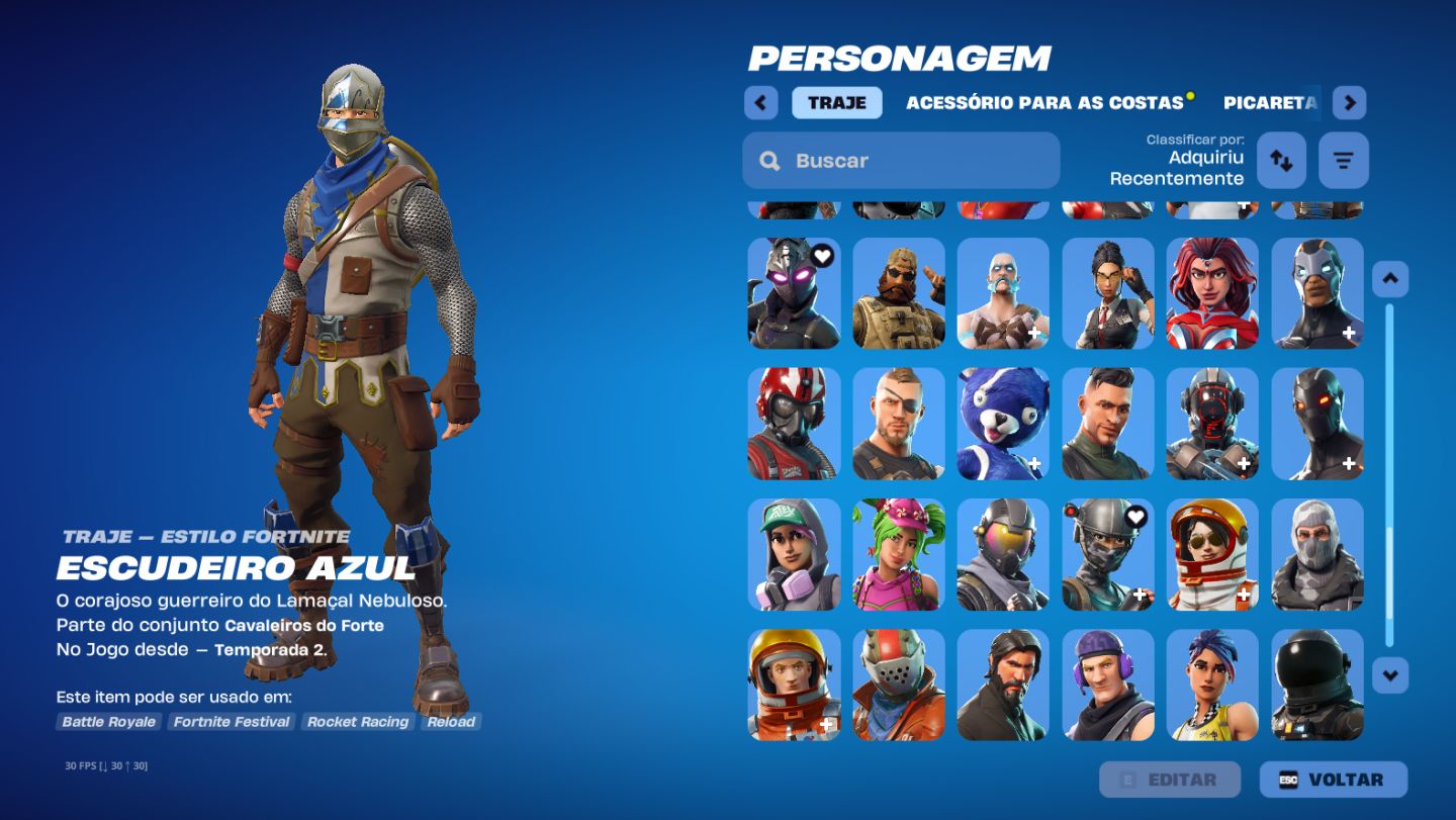 CONTA DE FORTNITE OG FULL ACESS + DE R$1500,00 GASTOS COM DIVERSOS JOGOS NA EPIC