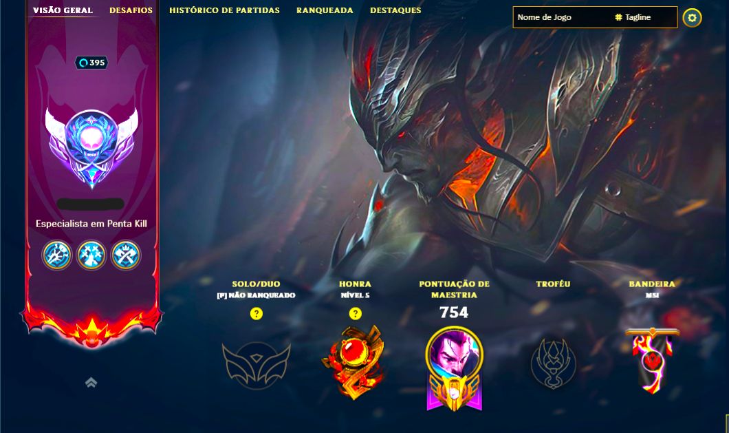 LENDÁRIA YASUO EMISSÁRIO + [ QUASE 300 SKINS HABILITADAS ] + [ TROCA NICK ]