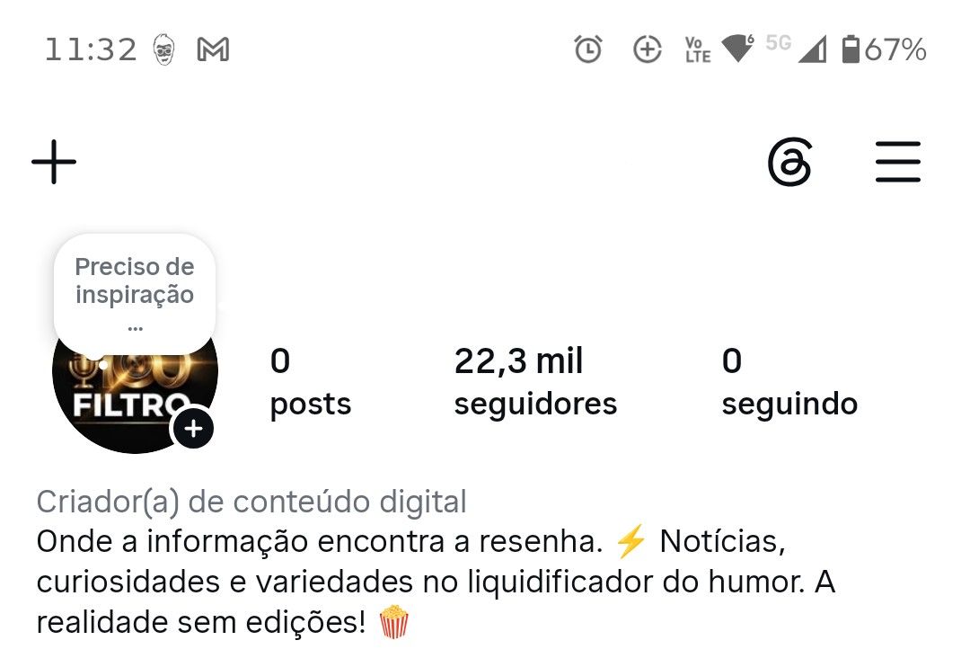Instagram com 22k