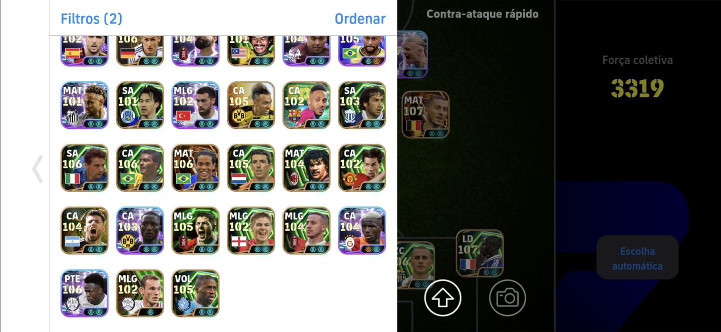 Conta efootball Completa, cheia de ÉPICOS e showtimes da Primeira prateleira.
