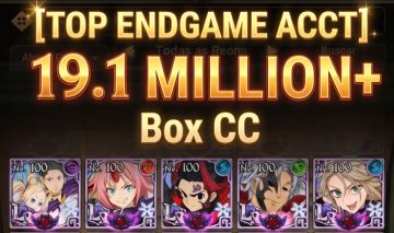 Conta do The Seven Deadly Sins grand cross com 19kk++