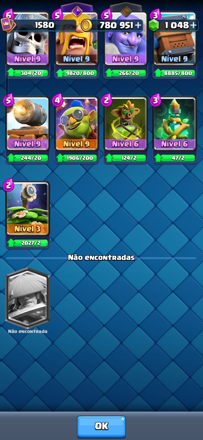 Conta de clash royale gemada barata