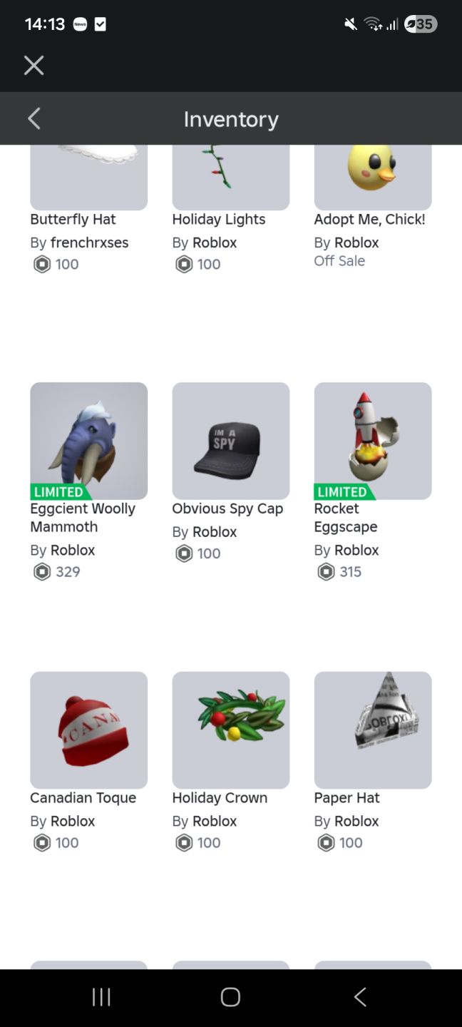 Conta feminina Roblox chat de voz