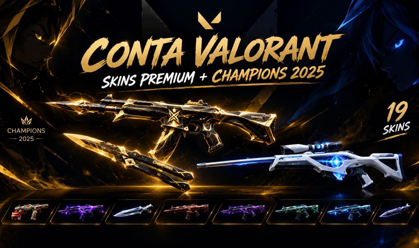 Conta de valorant com skins