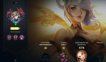 CONTA VETERANA S3|LVL 491|227 SKINS|353K EA|MORGANA VITORIOSA(2014)|302 ÍCONES