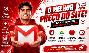 GMAIL NOVO PELO MELHOR PREÇO DO SITE!!!