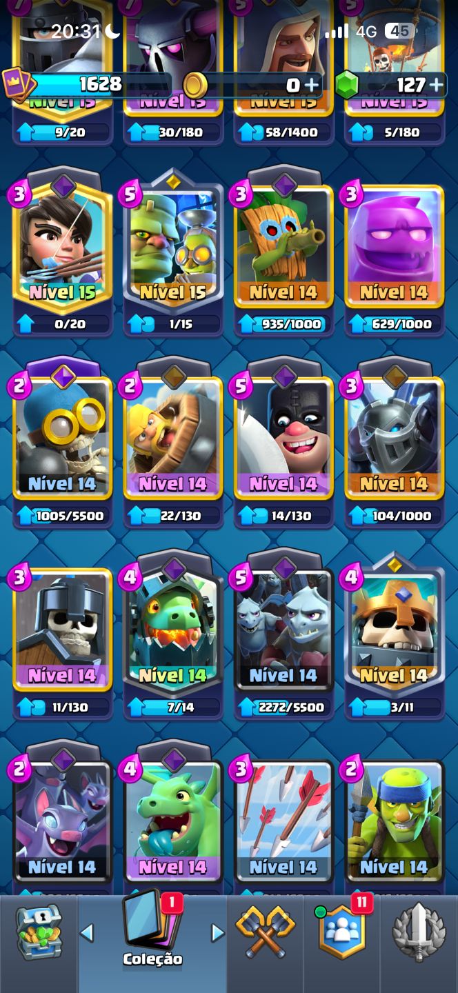 Conta 9 anos Clash Royale - Bom preço