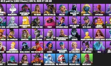 Conta Fortnite muito boa Skins (48 no total), FULL ACESSO