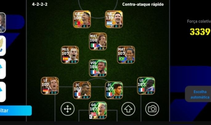 Conta efootball dos sonhos ! Time full