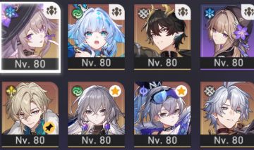 TheHerta E21s1, Cerydra E1, Phainon E0s1, Yaoguang, Sw999, Etc..