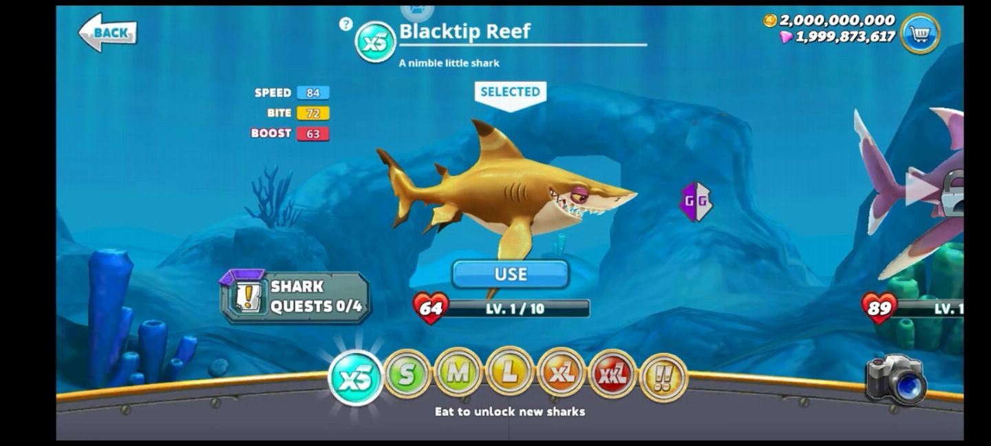 CONTAS HUNGRY SHARK WORLD (FULL ACESSO)