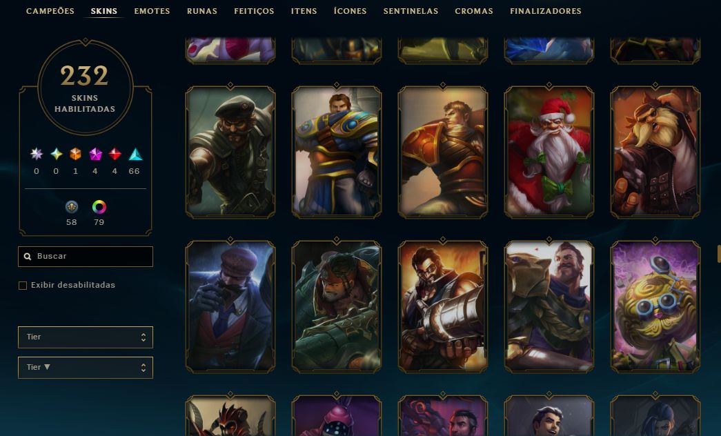 232 SKINS | SEASON 2016