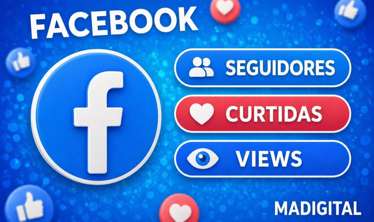 SEGUIDORES,CURTIDAS,REAÇÕES E VIEWS NO FACEBOOK-MENOR PREÇO