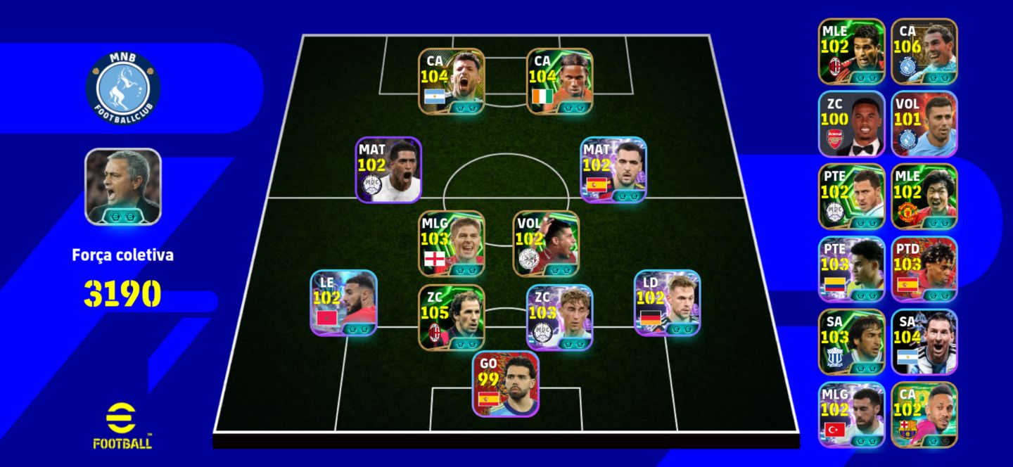 Conta Efootball ( 3190 de força)