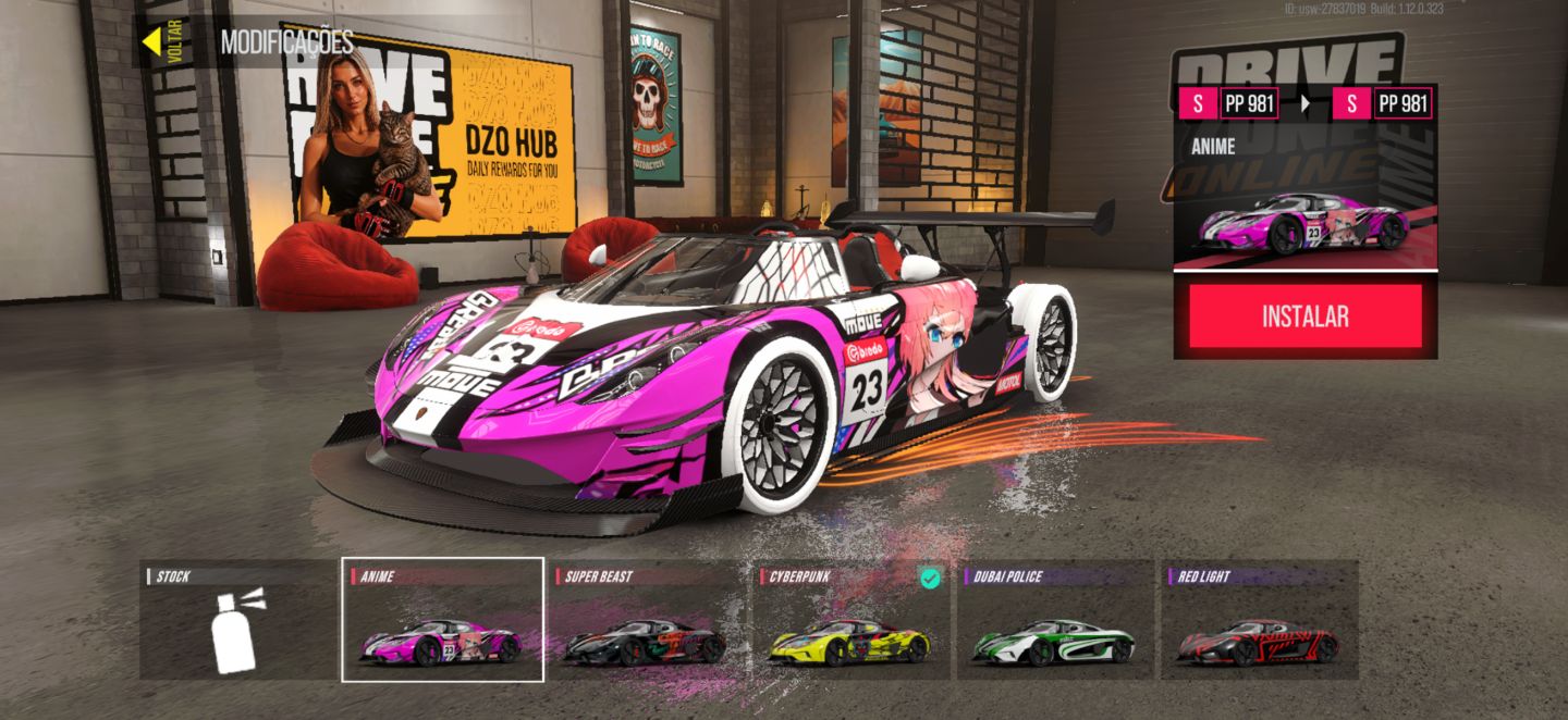CONTA DRIVE ZONE CARROS FULL CP