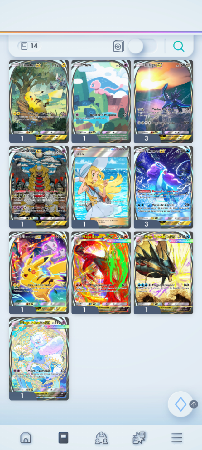 Conta TCG Pokémon LvL 52