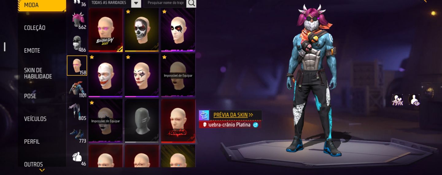 CONTA PRIME 8 | 1101 PEITORAIS, LV.84 + 131K DE LIKES