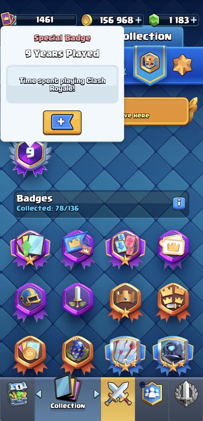 Conta de Clash Royale arena 30