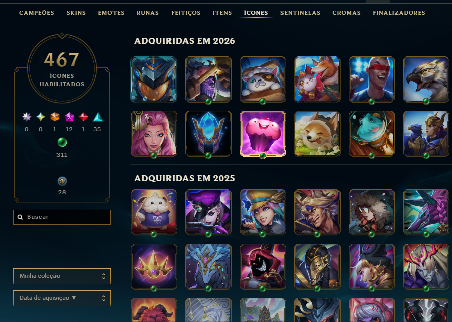 Conta mestre mts skin de lol e skins de valorant!