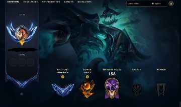 CONTA LEAGUE OF LEGENDS DIAMANTE 4 + 21 skins