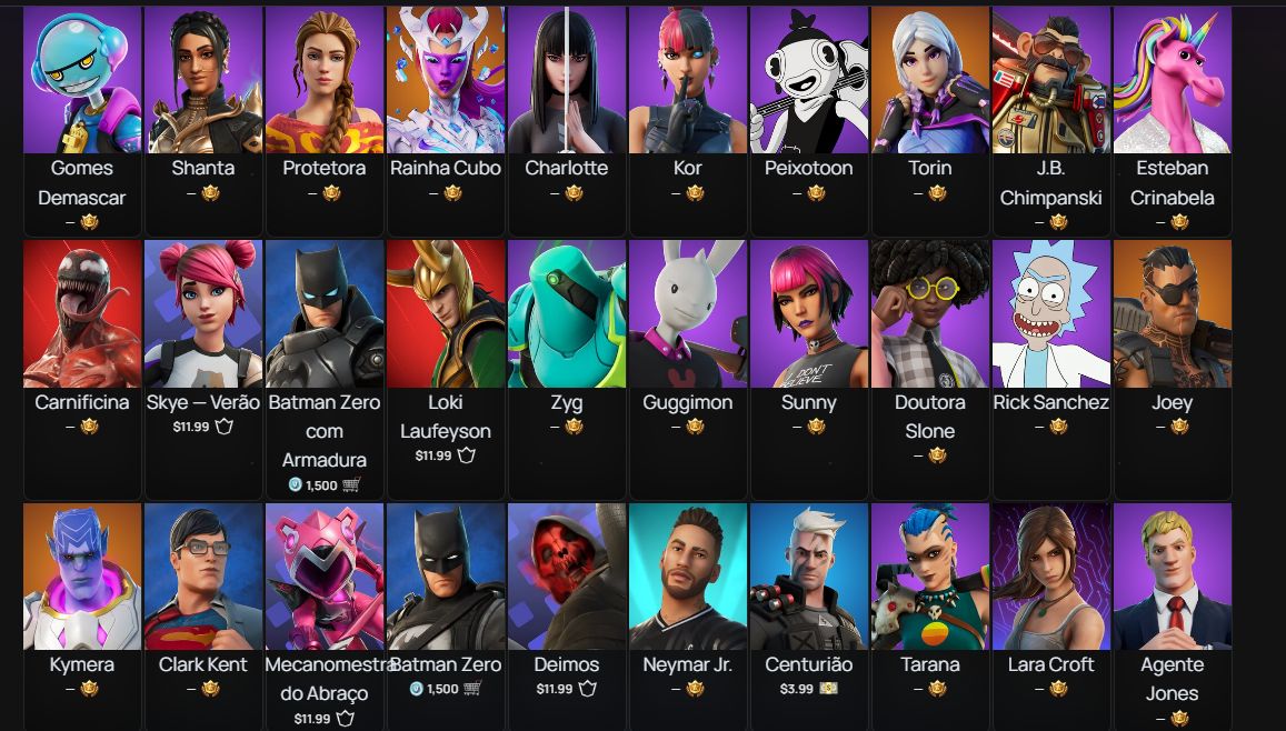 Conta Epic + fortnite com varias skins, Jogos, club e passes.