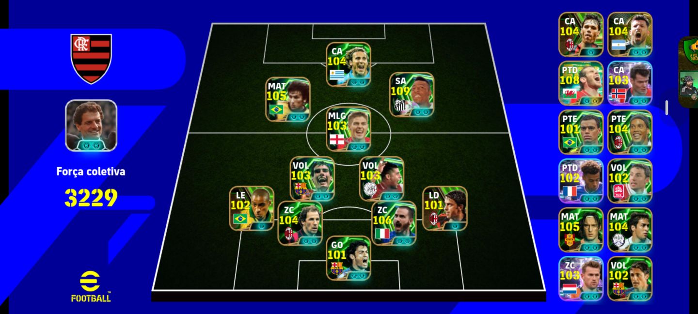 CONTA BRABA DE EFOOTBALL MOBILE