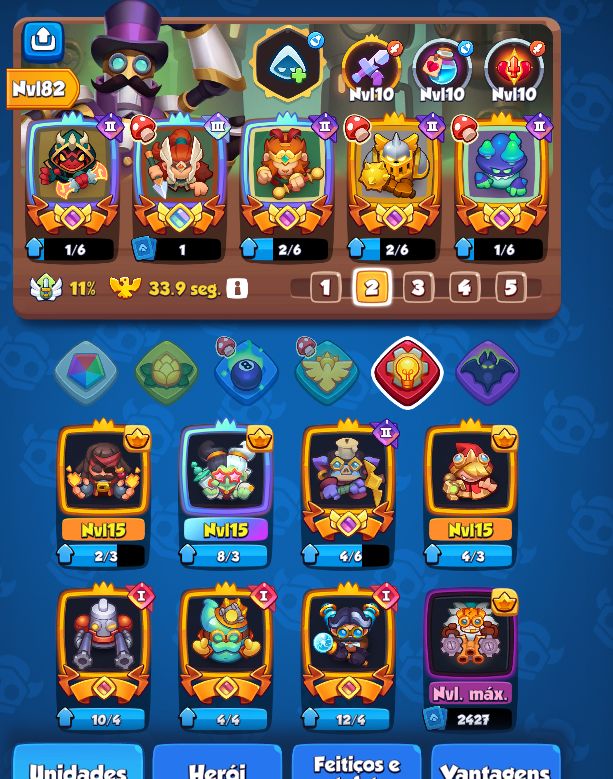 CONTA RUSH ROYALE TOP