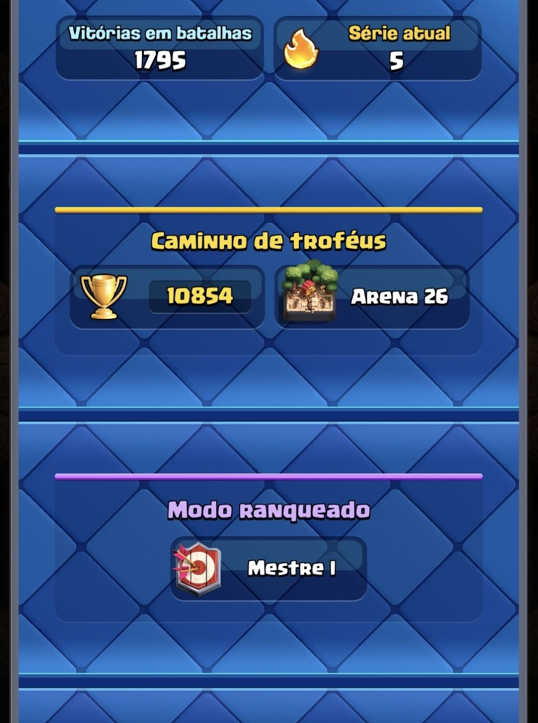 COMBO de conta clash royale e clash of clans