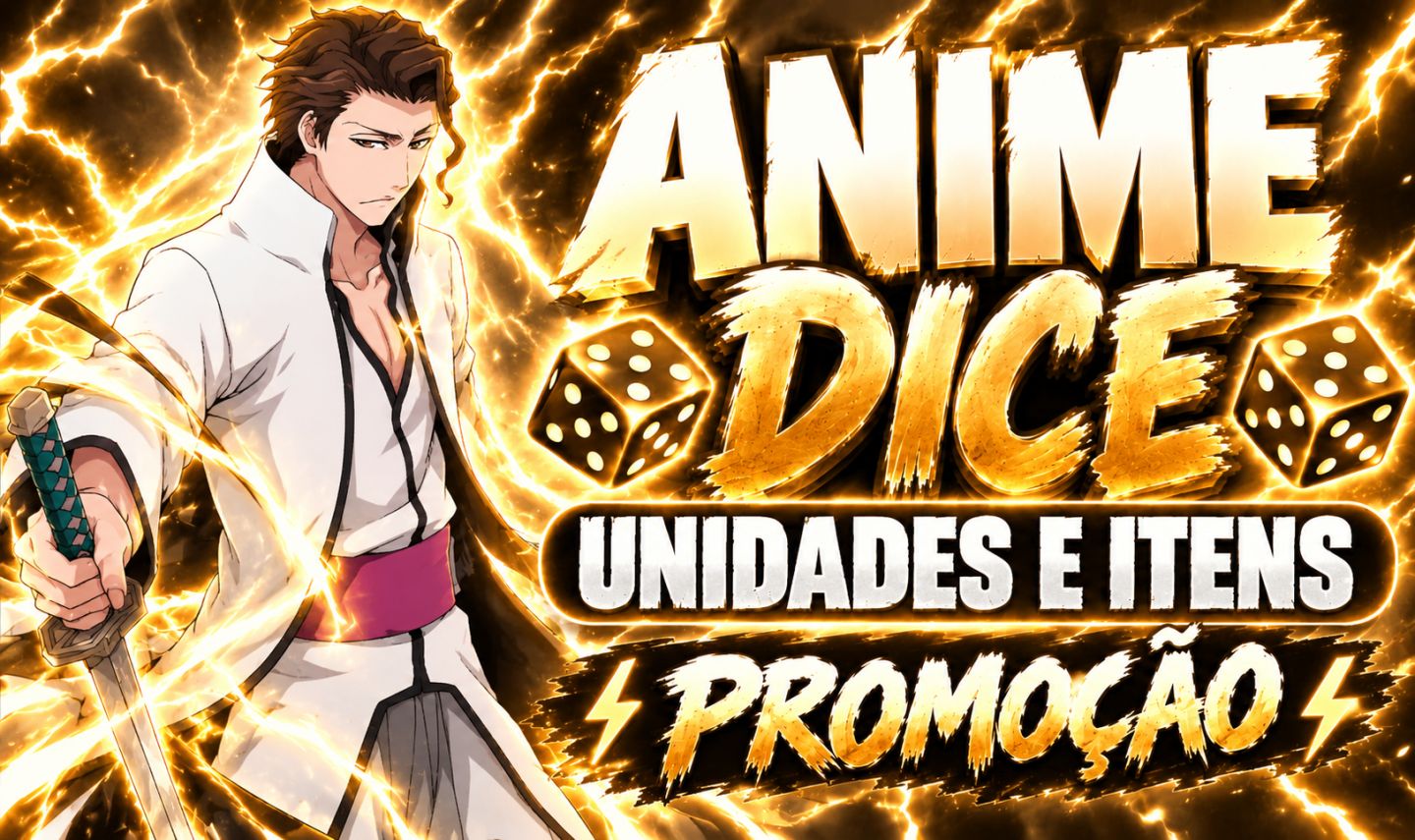 [PROMOÇÃO] ANIME DICE | ITENS, GEMAS, TRAITS, GEARS E 1000X JACKPOT!