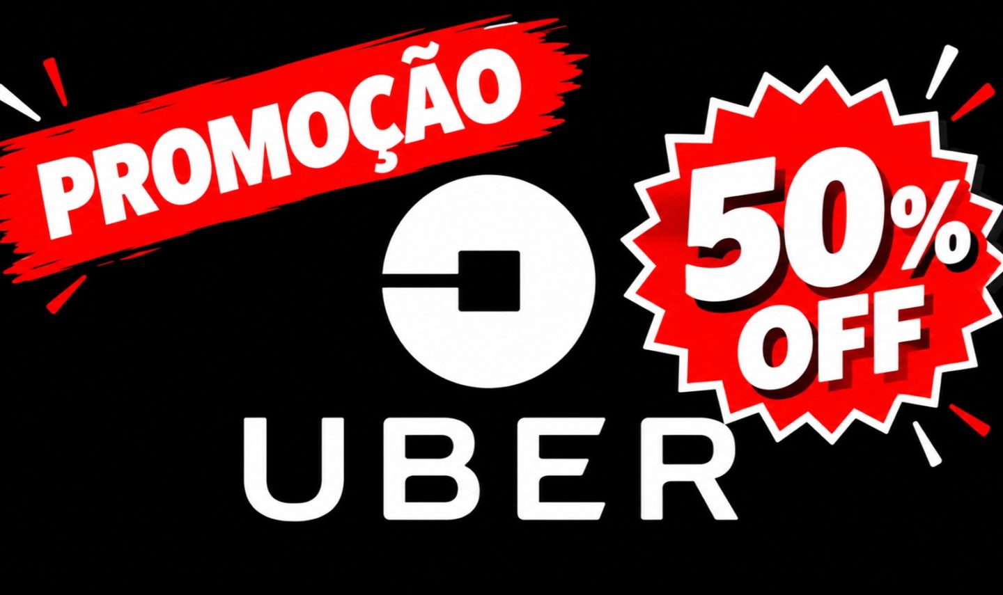 Uber - GiftCard R$ 50 e R$ 20 (50% OFF)