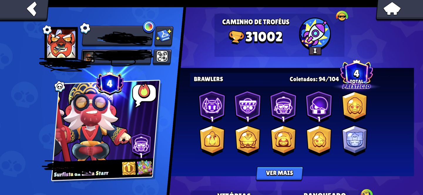 Conta supercell com Brawl Stars +2 Jogos ( Vejam as imagem e a descrição)
