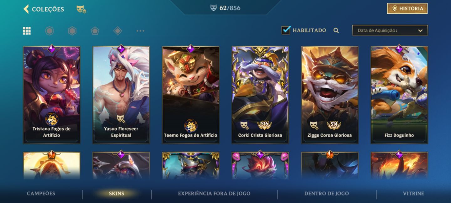 Conta WIld Rift League Of Legends 62 Skins De Eventos E Coleção Leona Completa