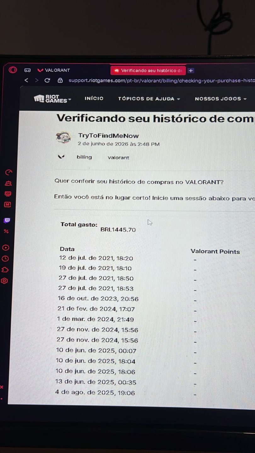 CONTA VALORANT 20+ SKINS | LVL 276 | ASCENDENTE 2