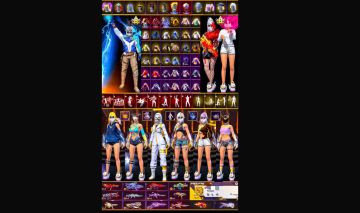 CONTA FREE FIRE PRIME 8 INSANA