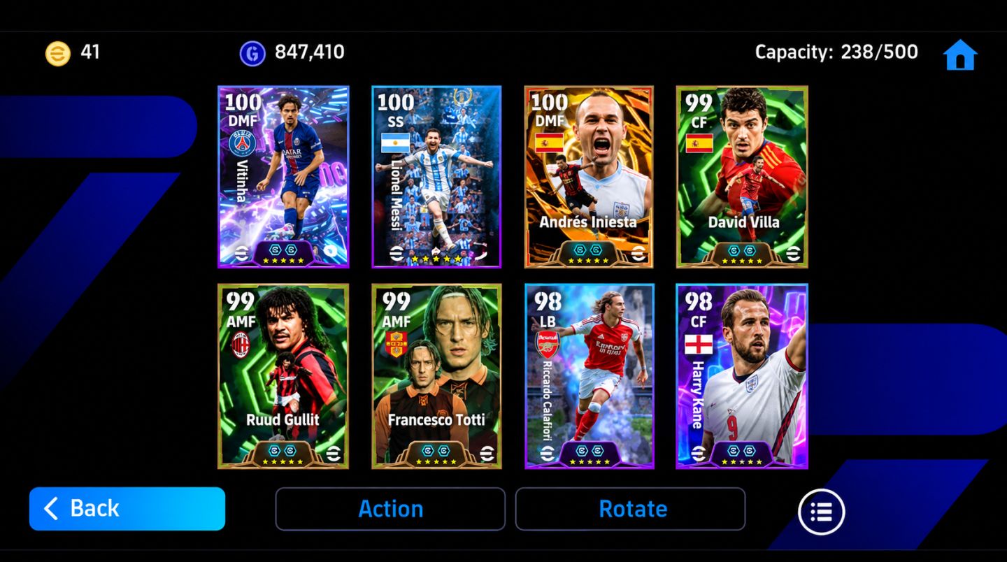 CONTA EFOOTBALL - 3303 OVER - SOMENTE KONAMI ID