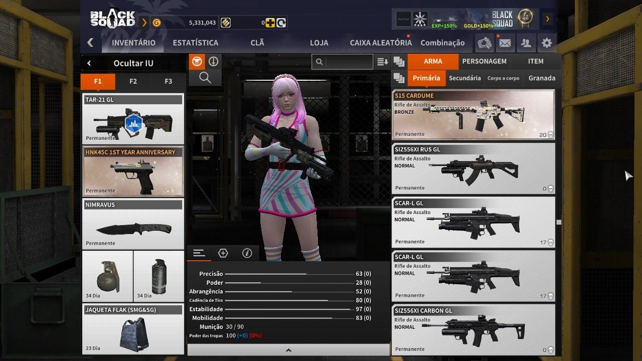 CONTA BLACK SQUAD - CONTA STEAM
