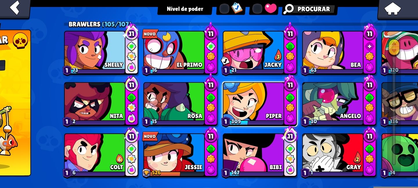 CONTA BRAWL STARS 50K