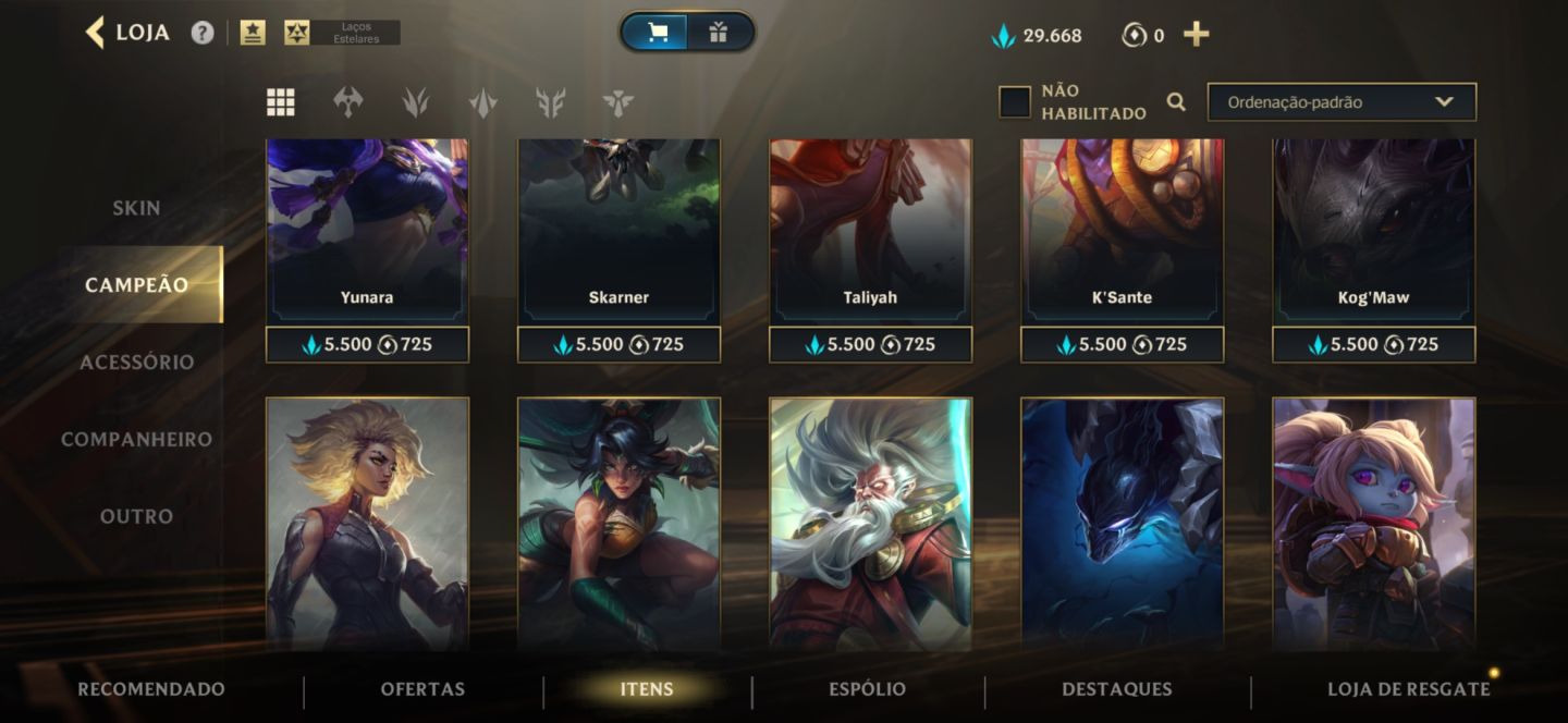 Conta antiga de ex mono Ahri