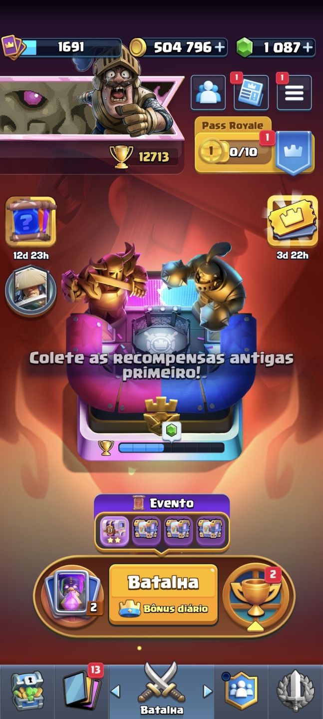 Conta brawl/Clash R. (Leia a descrição)