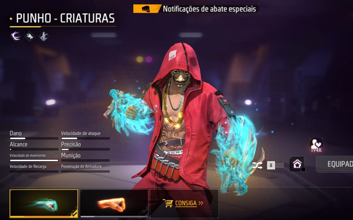 Conta free fire gemada rara com entrada punho angelical troca nick barbinha