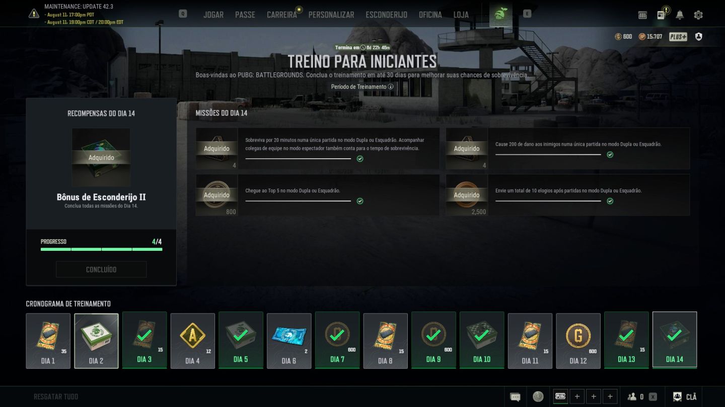 CONTA lvl baixo pubg