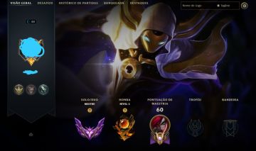 CONTA MESTRE LOL MMR ALTO 73% DE WINRATE