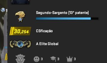 Conta com 30K de Rating, Rank Dourado, Entre o Top 200-100 da America do Sul