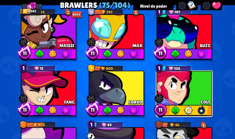 Conta de Braw Stars 7 Prestígio