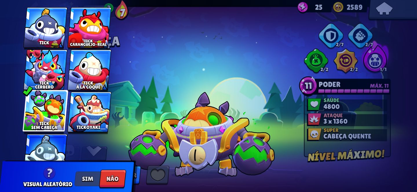 Conta Brawl Stars, Shelly estelar, 40+ hypercargas, 107 brawlers, 60k+ troféus!
